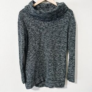 Merona Dark Gray Long Sleeve Cowl Neck Sweater Size Medium